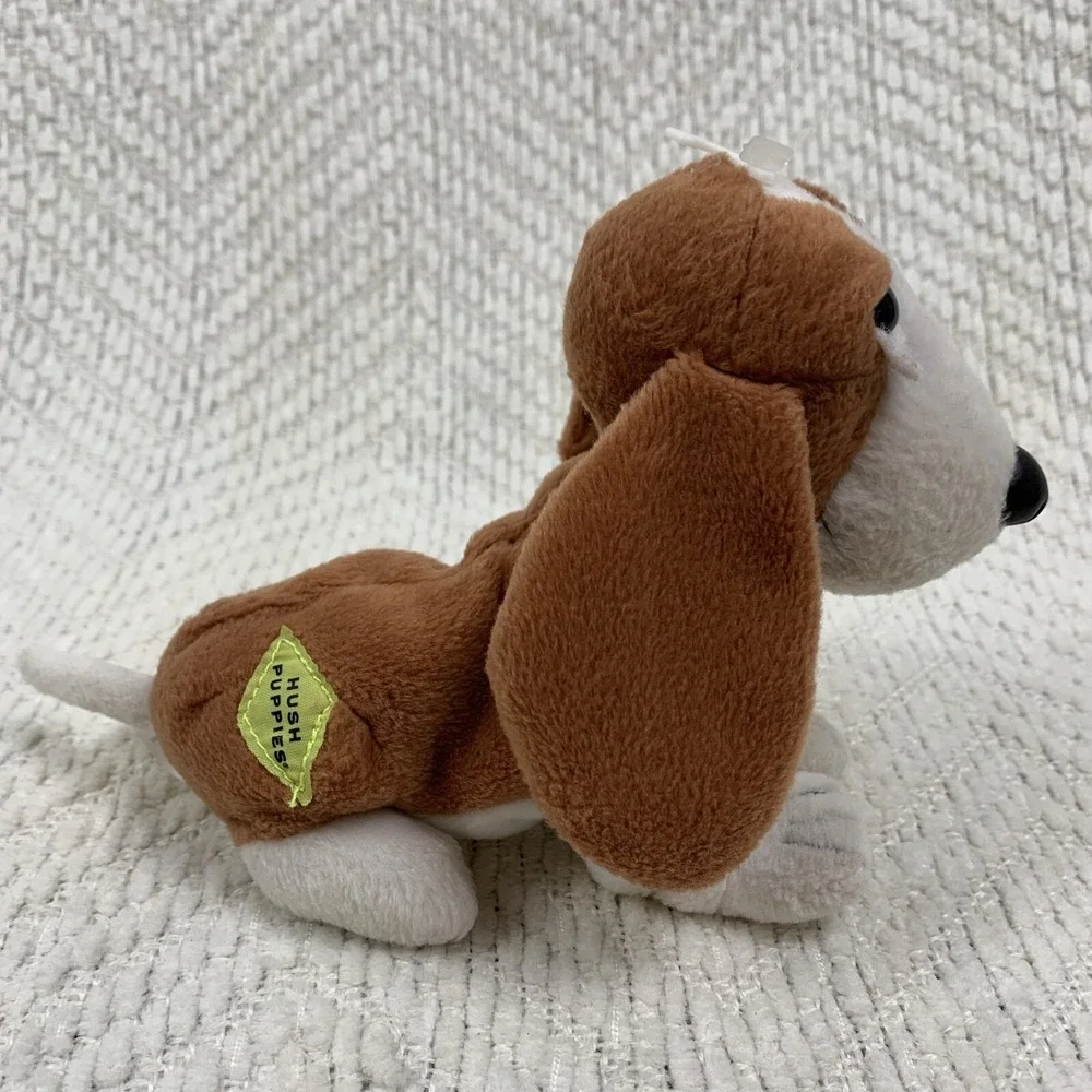 Vintage Applause‎ Hush Puppies Bassett Hound Dog Plush Stuffed Animal 6